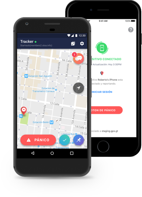 iPhone and Android Startrack GPS Tracker App